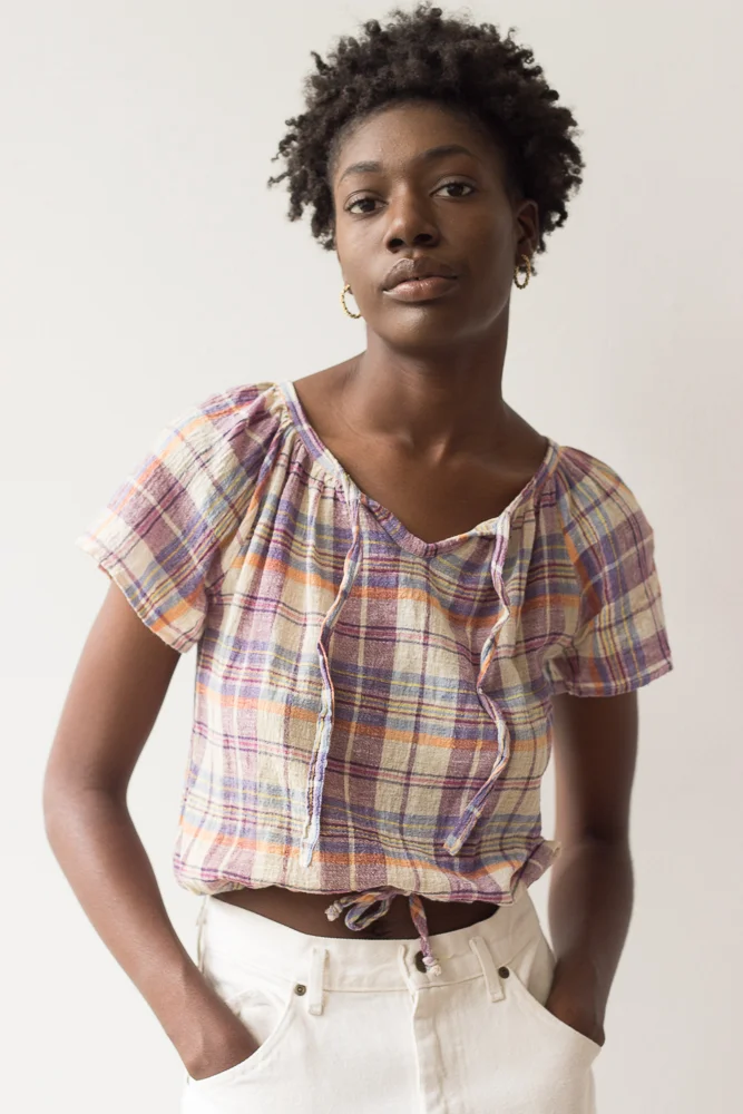 Indian cotton top peasant blouses